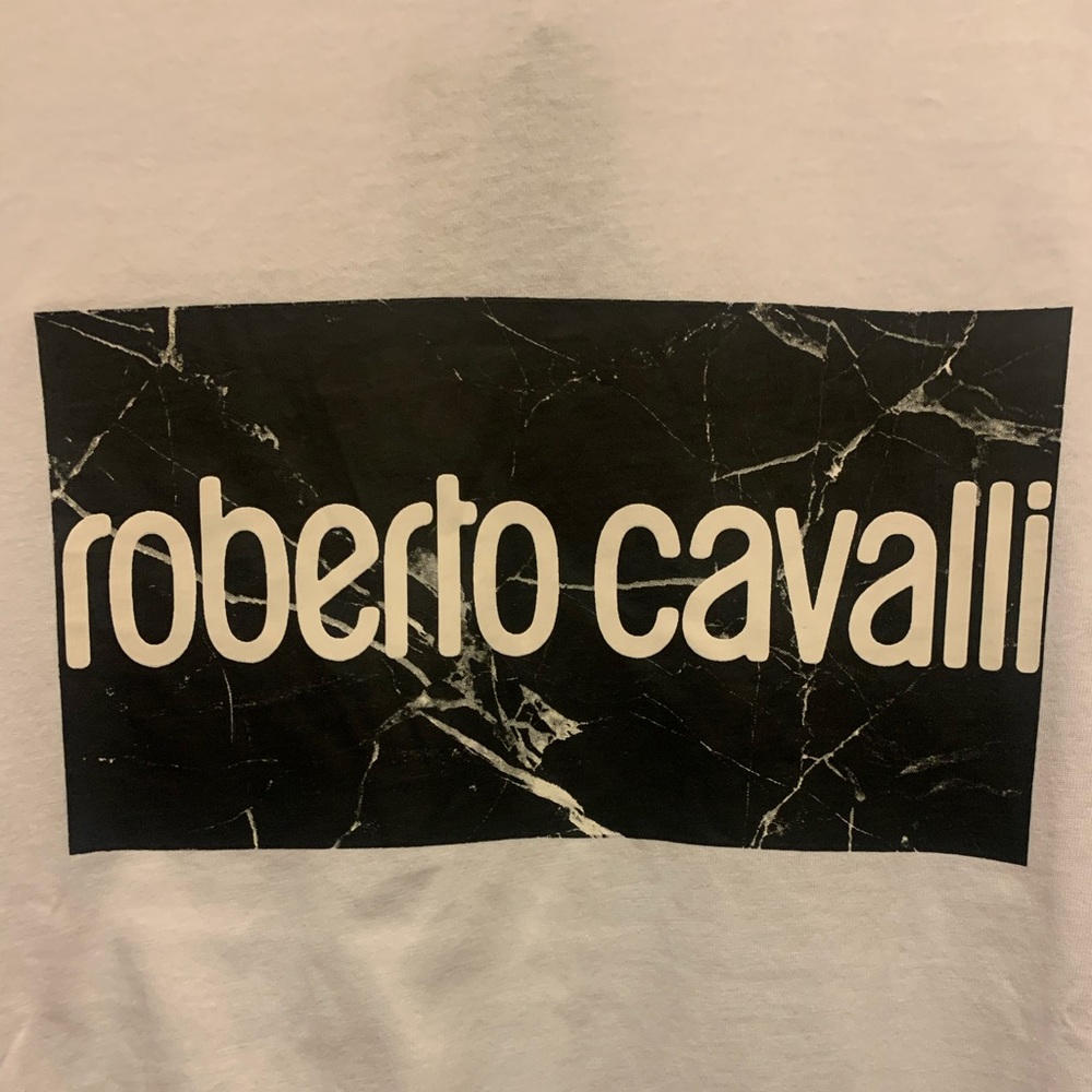 NWT Roberto Cavalli t shirt never worn. Men’s size large.